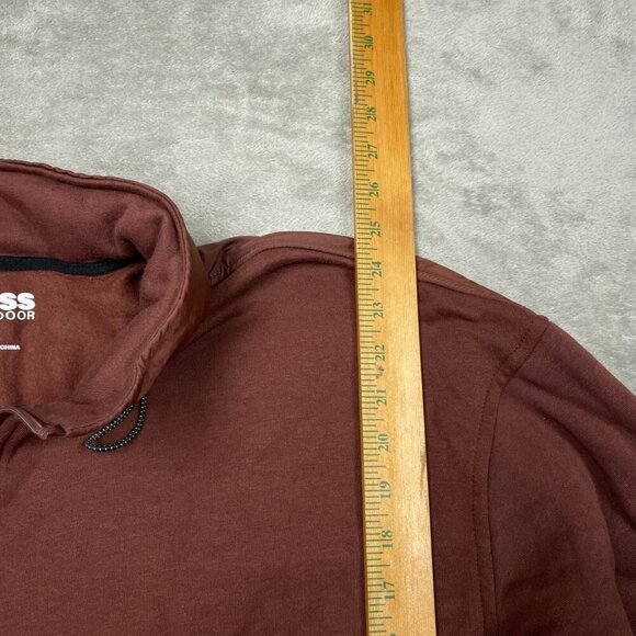 Bass Outdoor Convertible Hoodie Rum Raisin L NWT 6306 - Picture 6 of 8